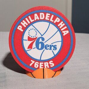 Philadelphia 76ers Coaster Set - 3D Printed - (Set of 4)